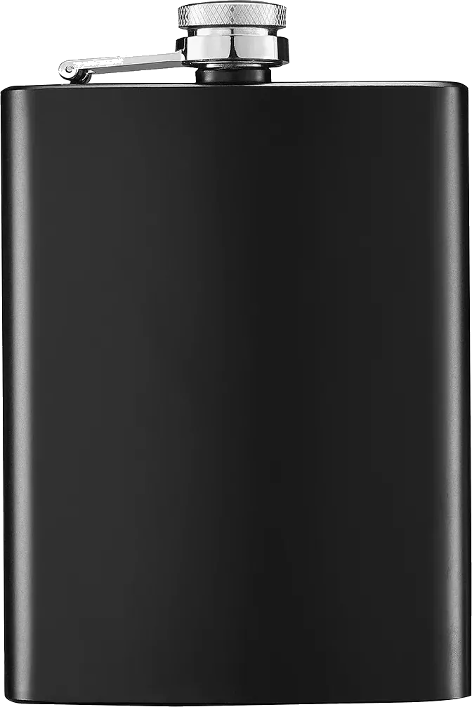 Personalized Leather-Wrapped Hip Flask